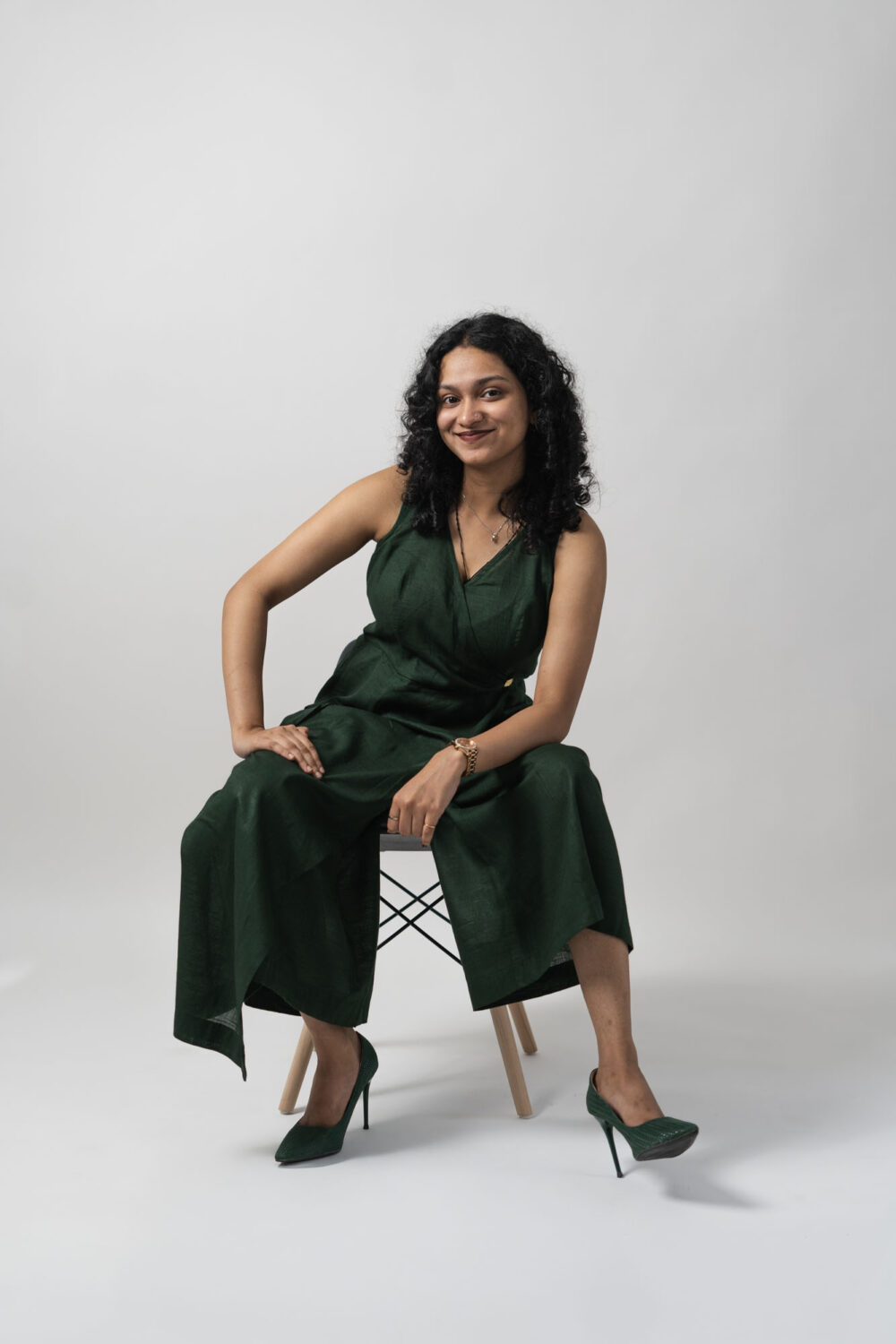 Jumpsuit 	Bottle Green - Image 3
