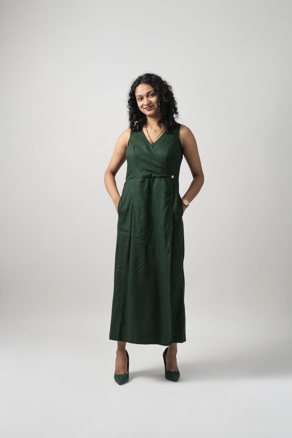 Jumpsuit 	Bottle Green