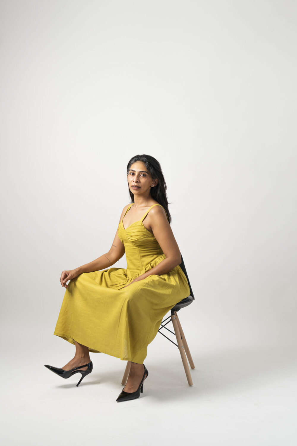 Corset Dress Yellow - Image 2