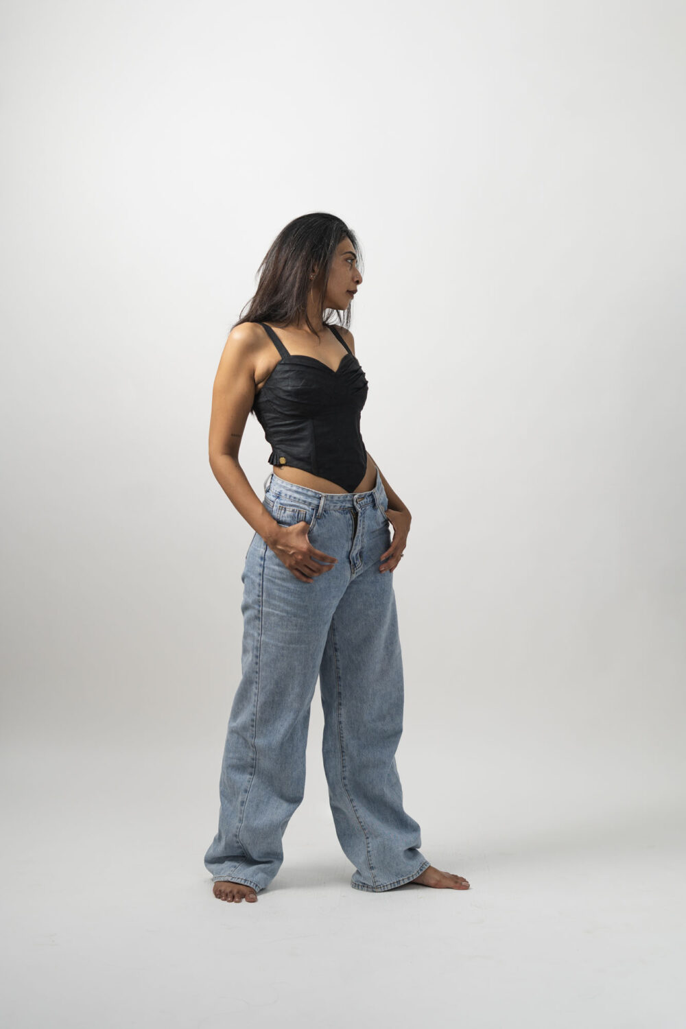 Corset Top Black - Image 3