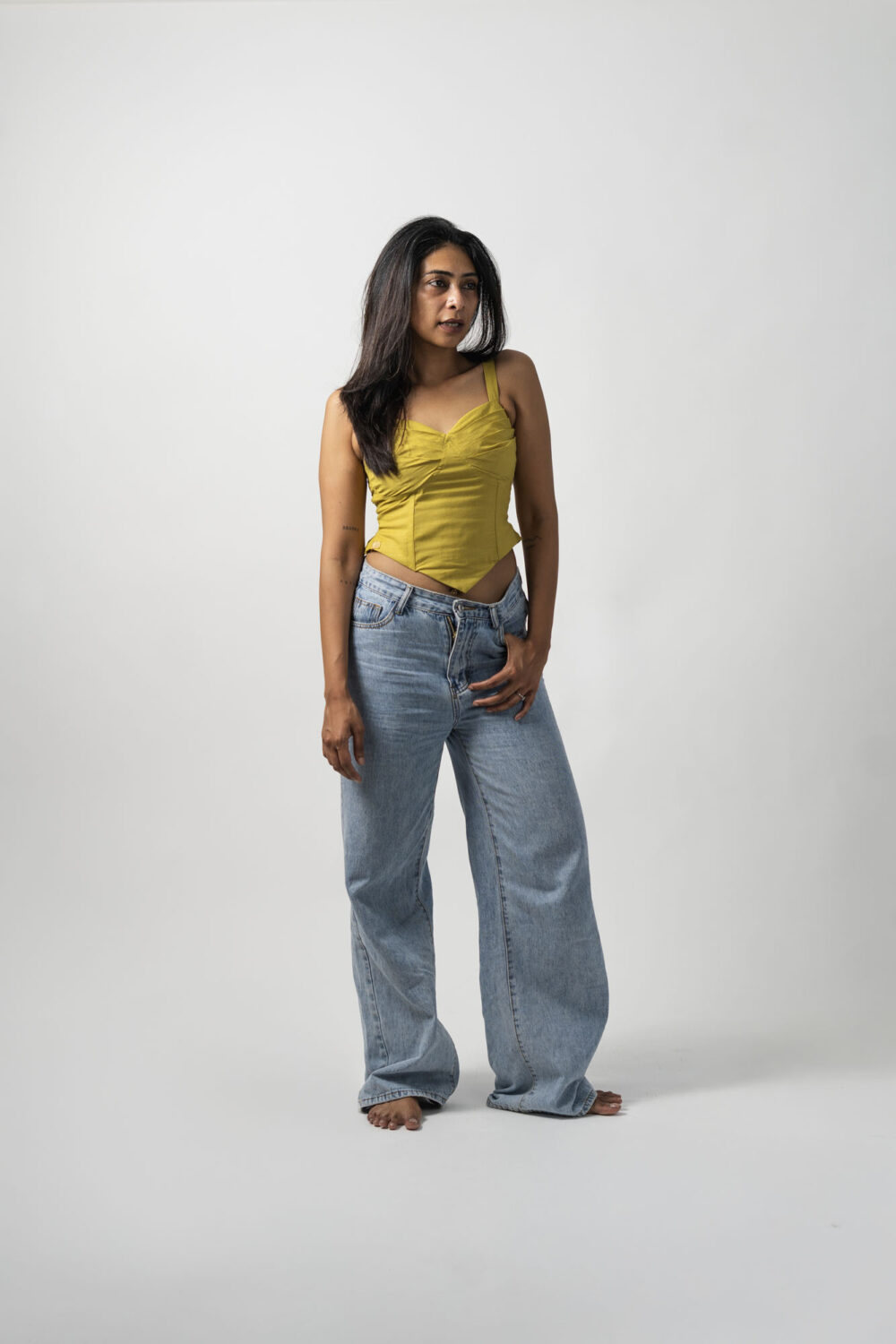 Corset Top Yellow - Image 2